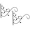 Gardenised Decorative Metal Wall Mounted Hook for Hanging Plants, Bracket Hanger Flower Pot Holder, PK 2 QI003983.2 - alternate 1